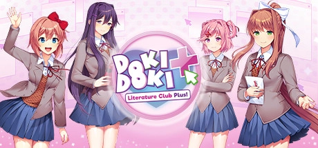 Cover des Steamspiels Doki Doki Literature Club Plus