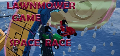 Cover des Steamspiels Lawnmower Game: Space Race